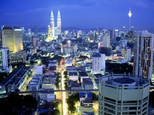 skyline of kuala lumpur, malaysia