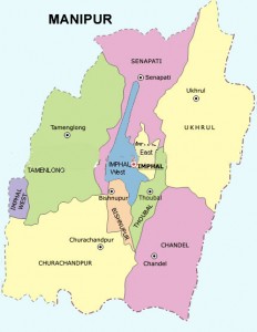 Manipur Map - District and Cities Manipur Map - District and Cities