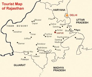 Rajasthan Travel Map