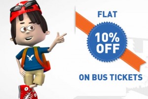 Flat 10% off on Bus tickets from goibibo