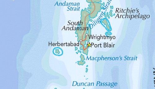 Port Blair Map