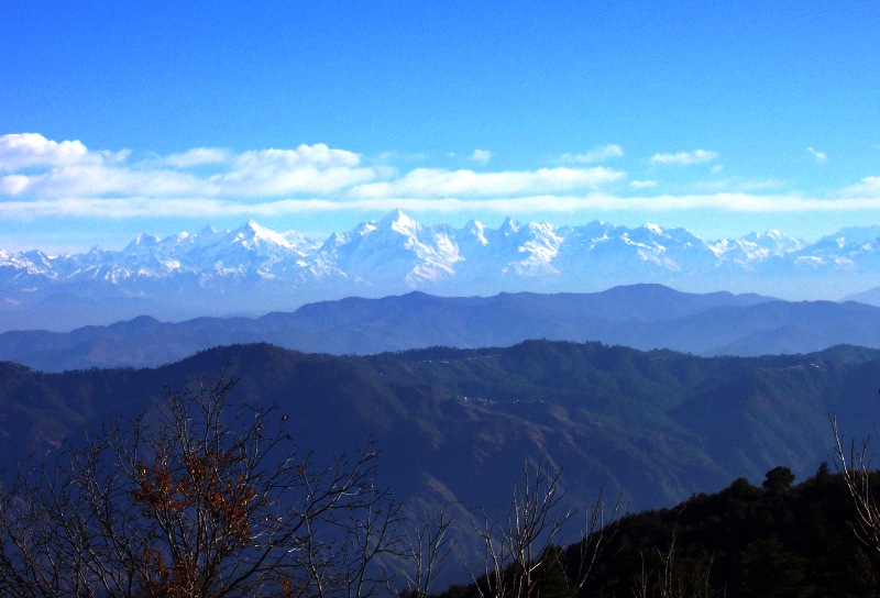 Panchachuli Peaks from Mukteshwar
