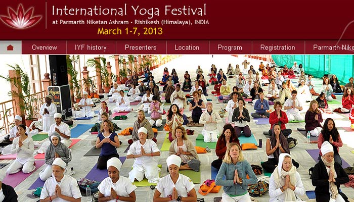 International Yoga Festival in India