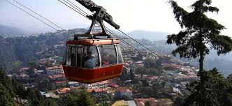 ropeway  snow view point