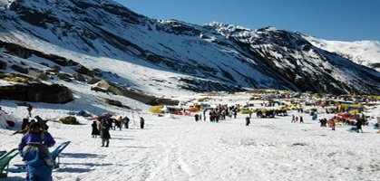 Rohtang snow point
