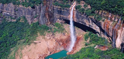 Nohkalikai waterfall