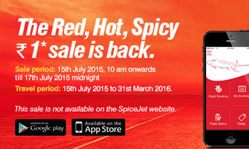 Spice Jet Offers Red Hot Spicy Sale