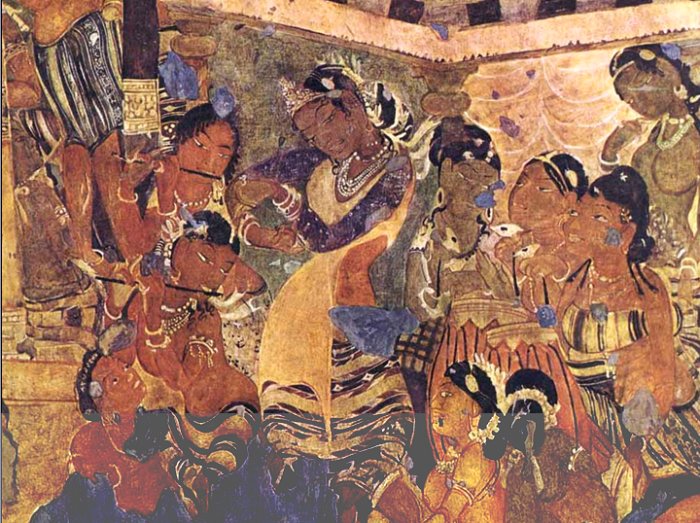 Ajanta Cave painting & Dance