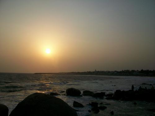 Sunset at Kanyakumari