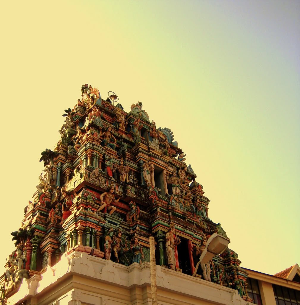 Gopuram of Vishnu Temple of Cochin