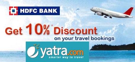 Discount Offer from Yatra